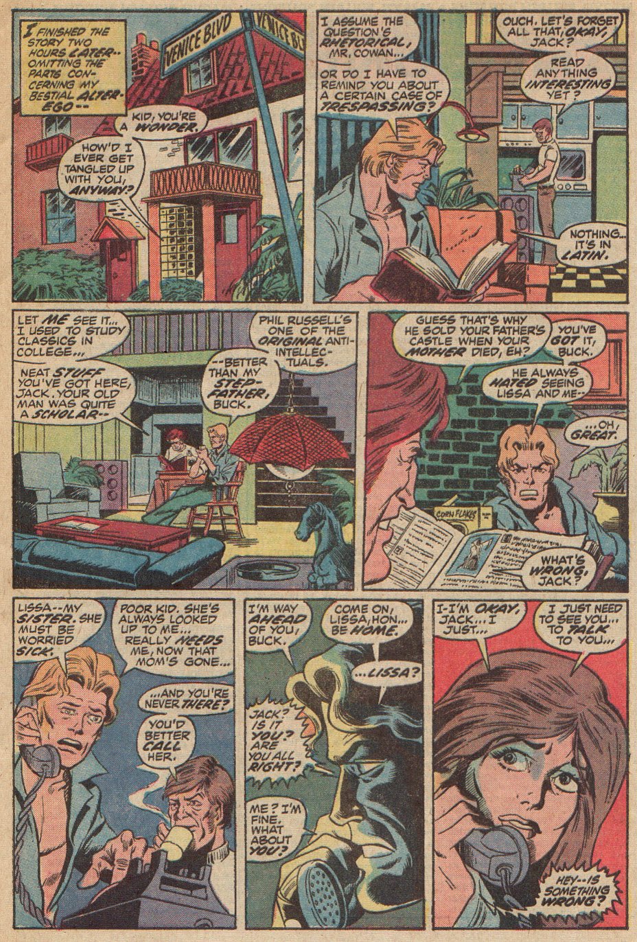 Read online Werewolf by Night (1972) comic -  Issue #1 - 7