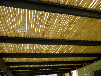 Plafon bambu