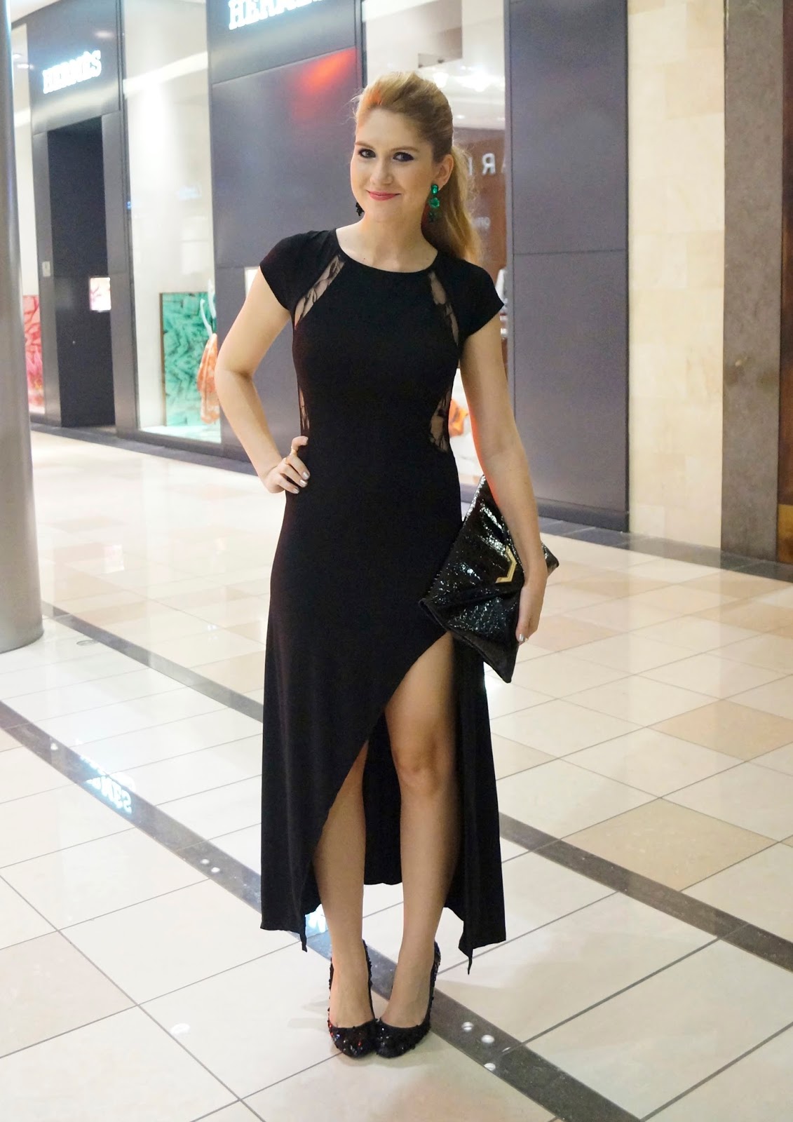 Elegant Black Dress Outfit