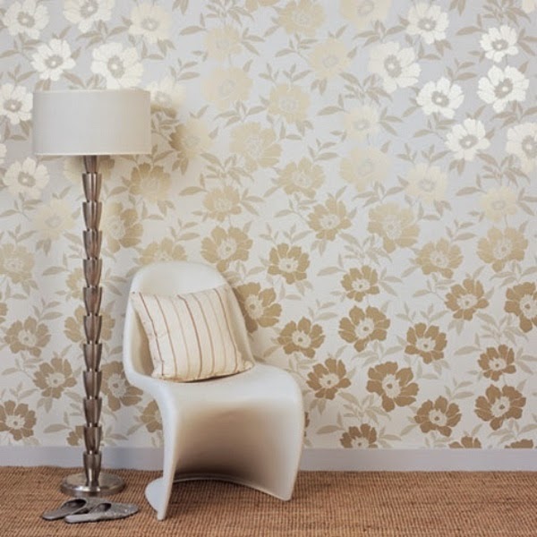 Metallic wallpaper design