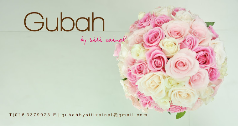 Gubah by Siti Zainal | Official hantaran decorator for Zaifie Zainal Creation