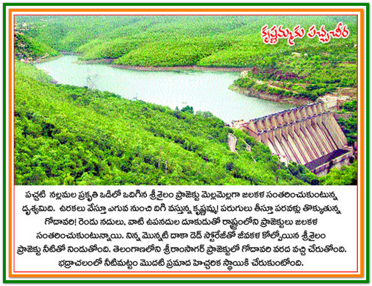 TELUGU WEB WORLD: RIVER KRISHNA WATER FLOW