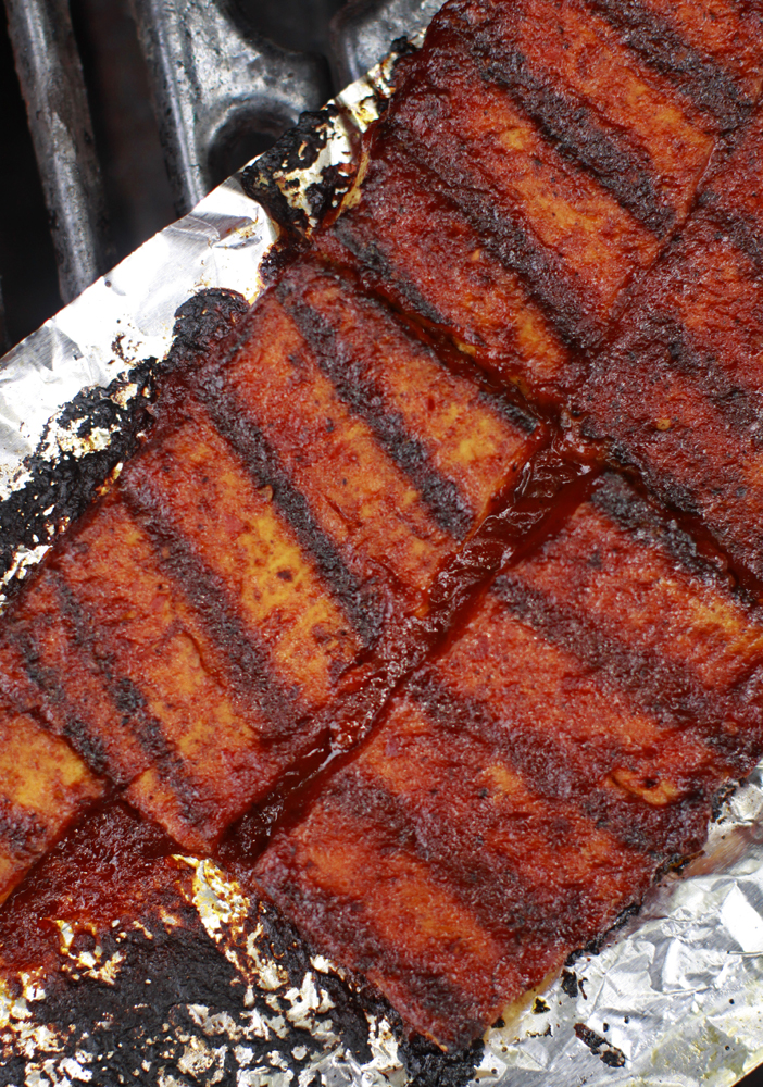 The Chubby Vegetarian MemphisStyle DryRub BBQ Tofu