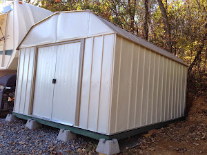 The storage shed is complete!