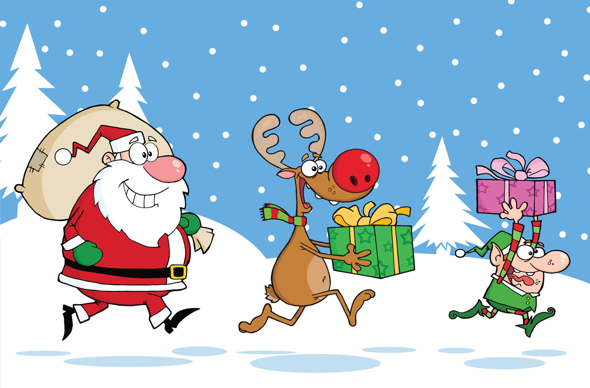 Banco de Imágenes Gratis: 2 portadas creativas y divertidas de Navidad para  tu Facebook y para otras redes sociales
