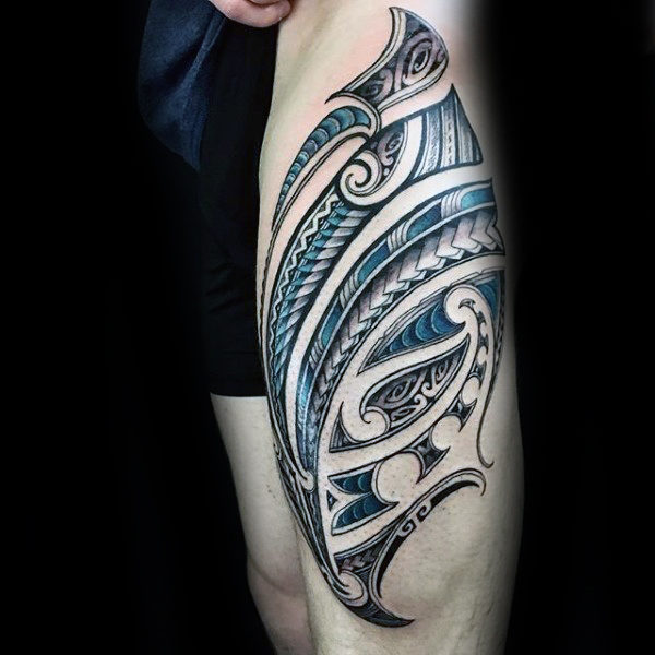 100 Unique Thigh Tattoos For Females 2019 Upper High