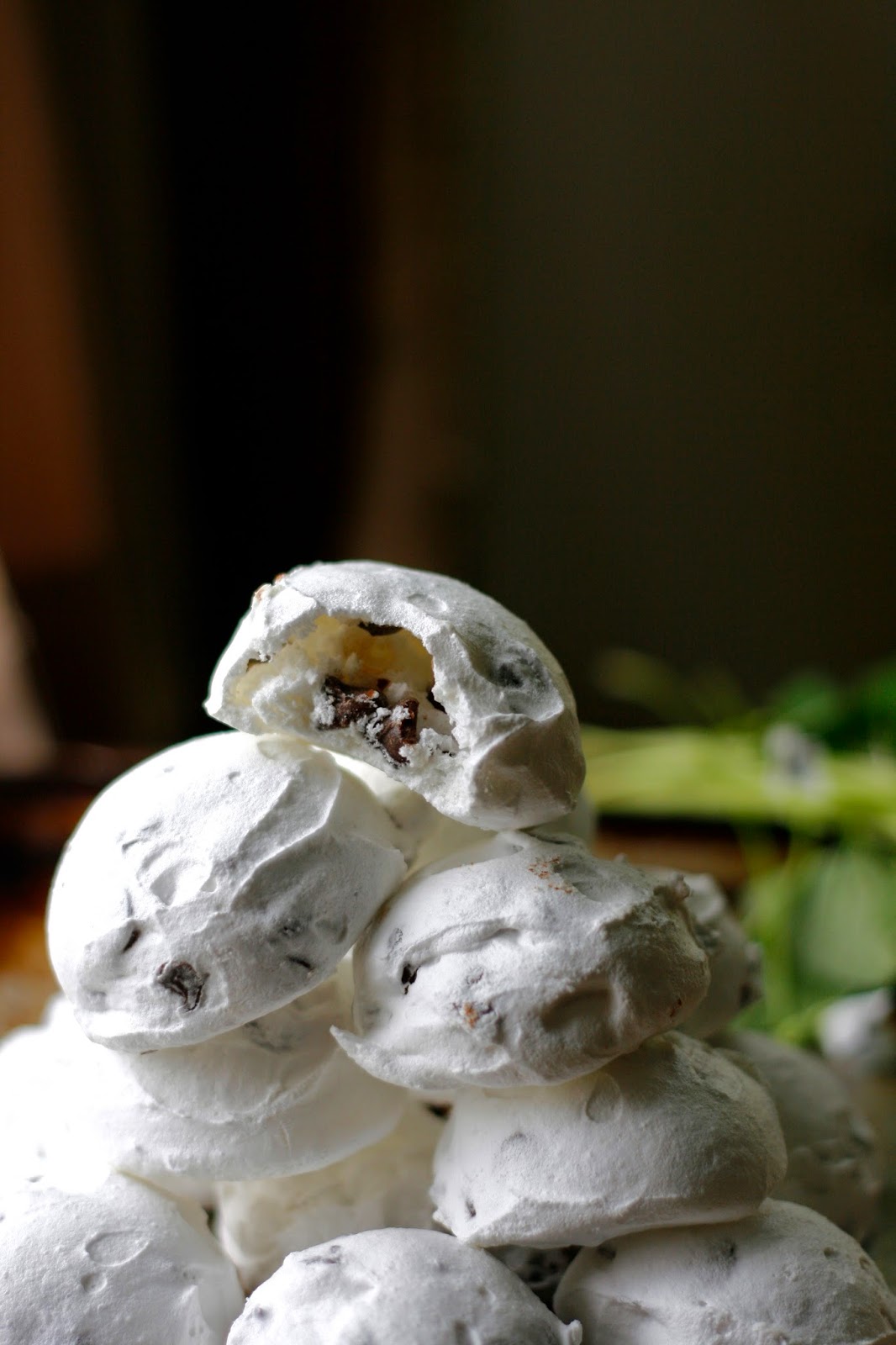 Indigo Scones Mint Chocolate Chip Meringues