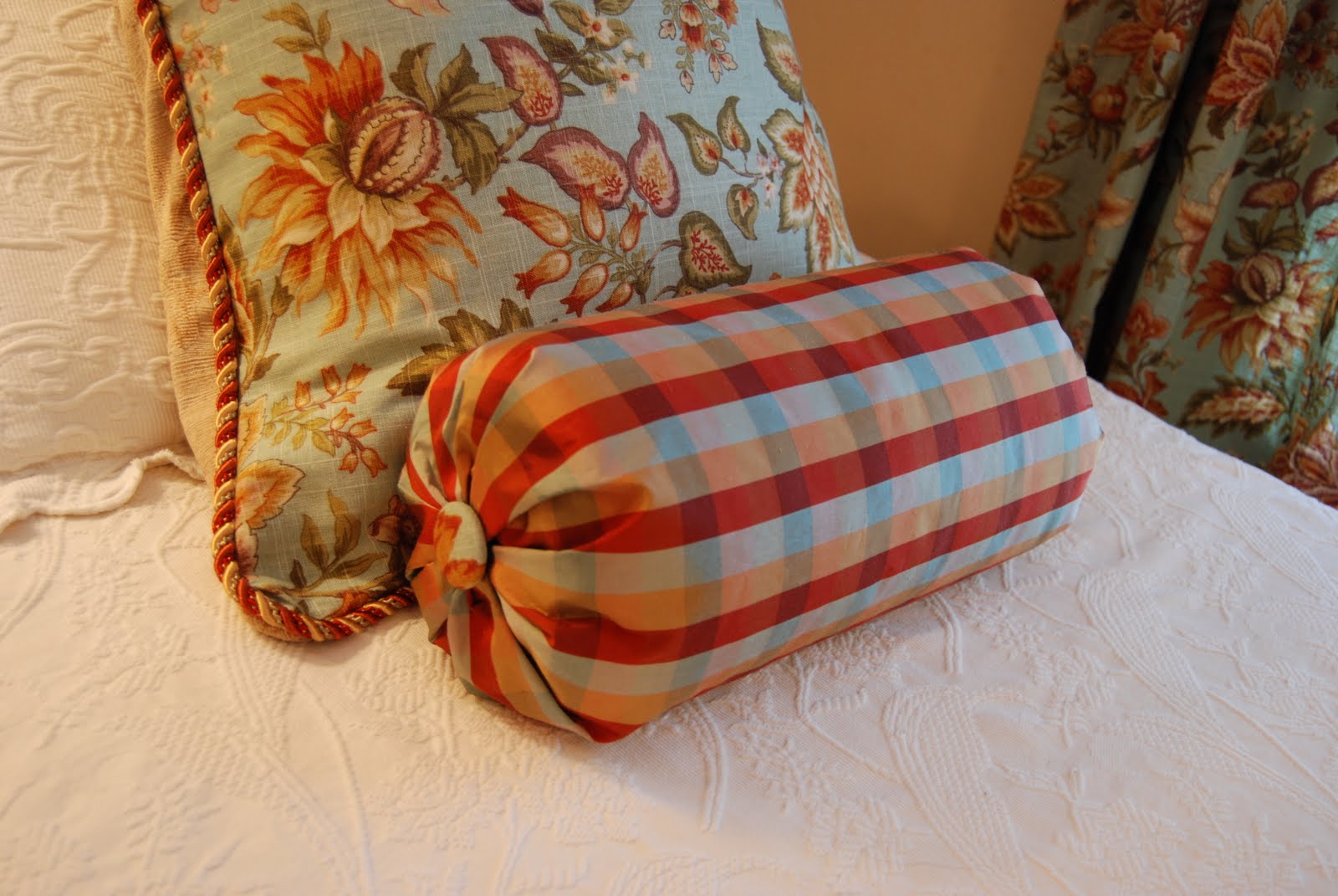 how to make a cover for a bolster pillow