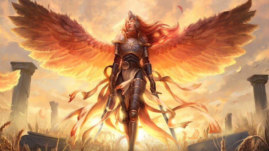 Angel, Girl, Warrior, Fantasy, 4K, #4.3094