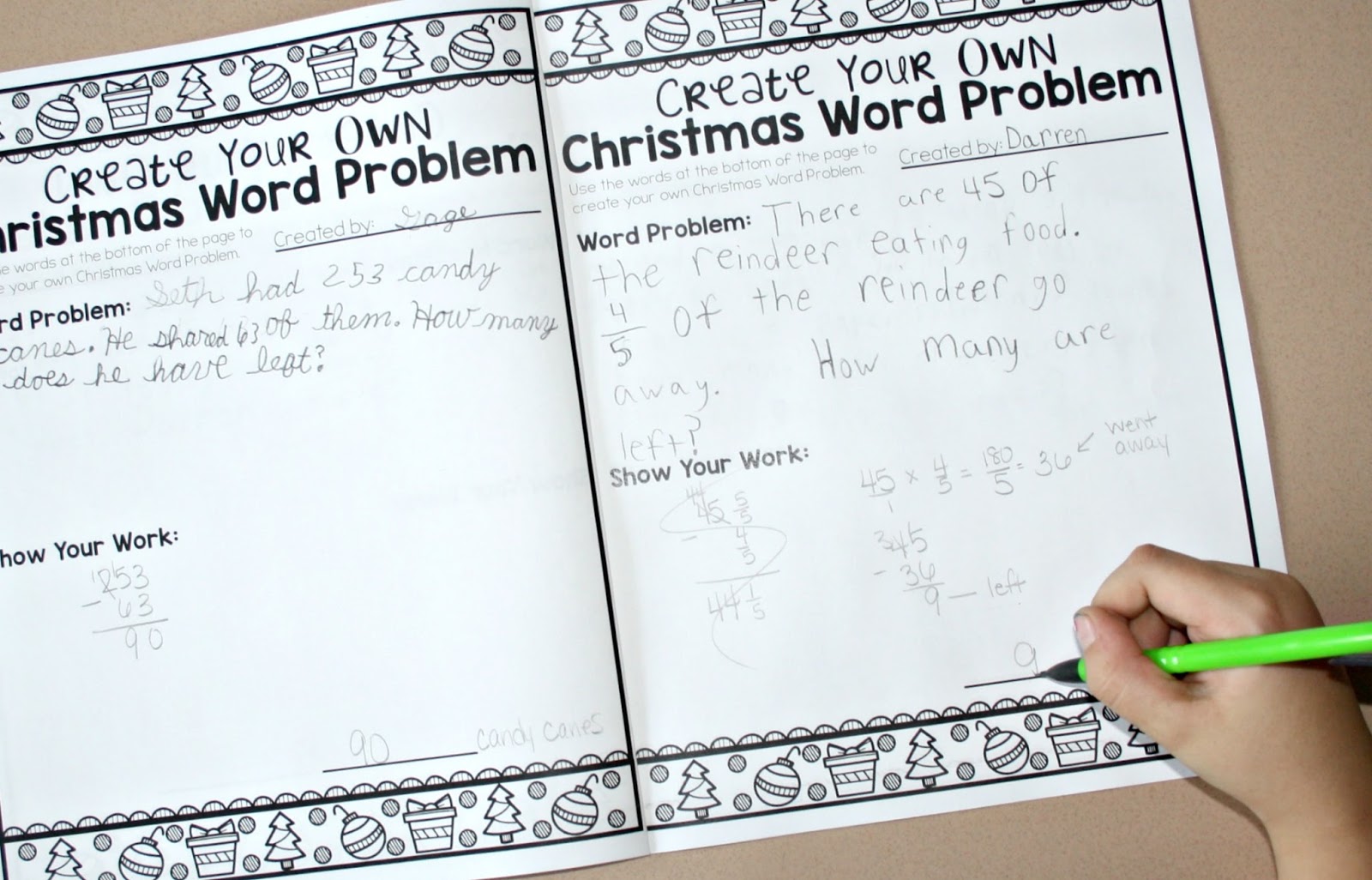 This blog post highlights how to incorporate holidays into your math lessons, while allowing your students to guide and lead the lesson along the way! Using this FREE printable, you can have your class create a month's worth of math word problems for everyone to work on together. Having the students create the problems helps show their understanding of the skills you've recently been working on. Be sure to grab this freebie!{holiday, math, word problems, elementary, free}