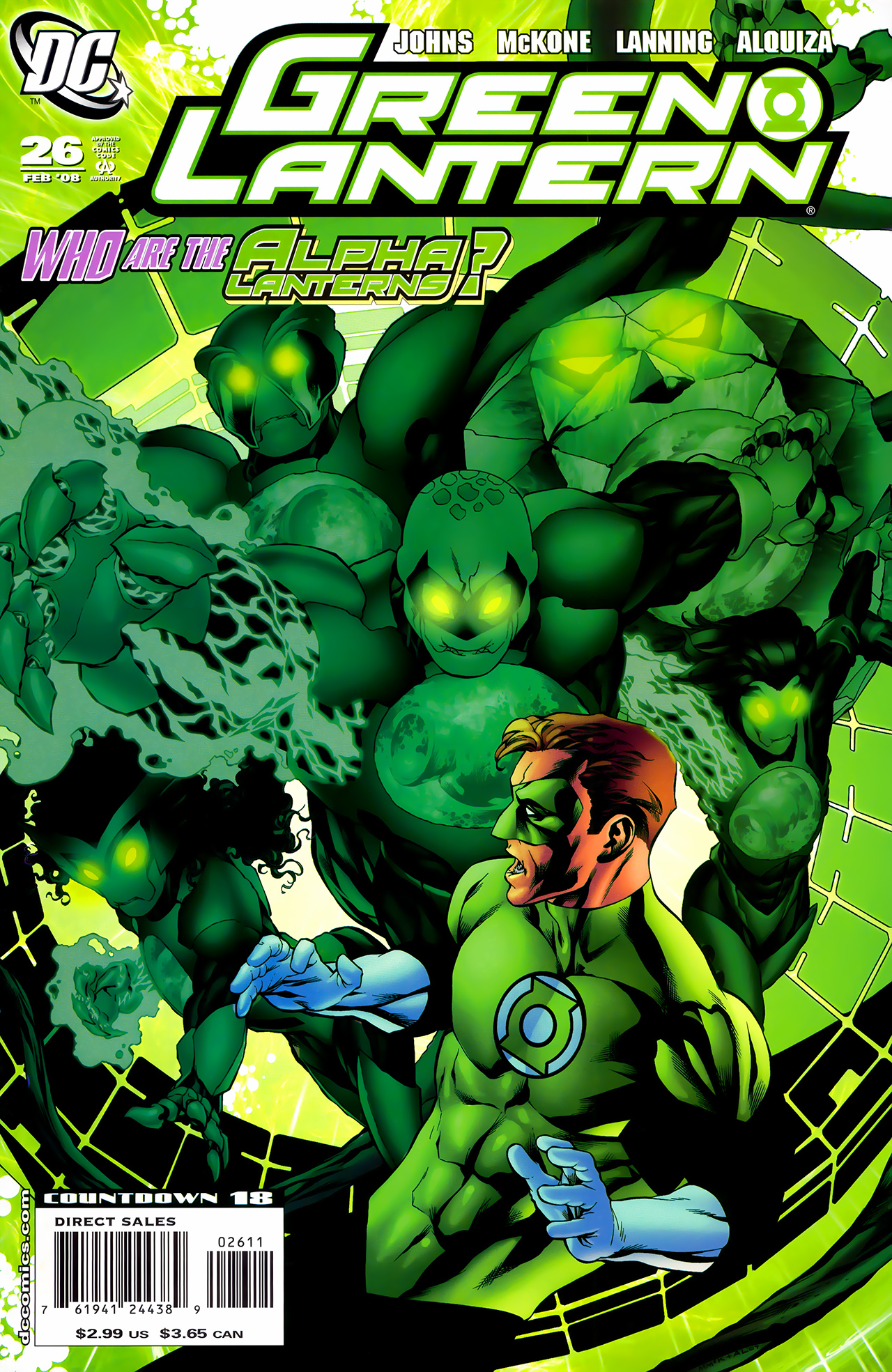 Read online Green Lantern (2005) comic -  Issue #26 - 1