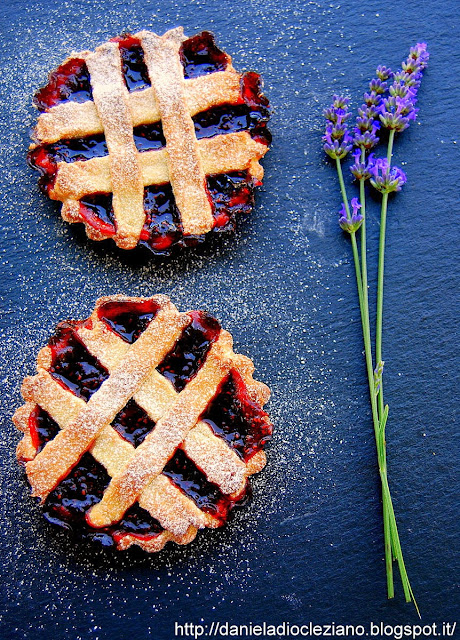 crostatine con la marmellata di lamponi