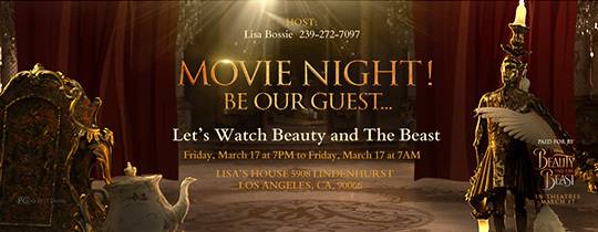 Beauty & The Beast Movie + Beauty & The Beast Inspired Pretzel Rods