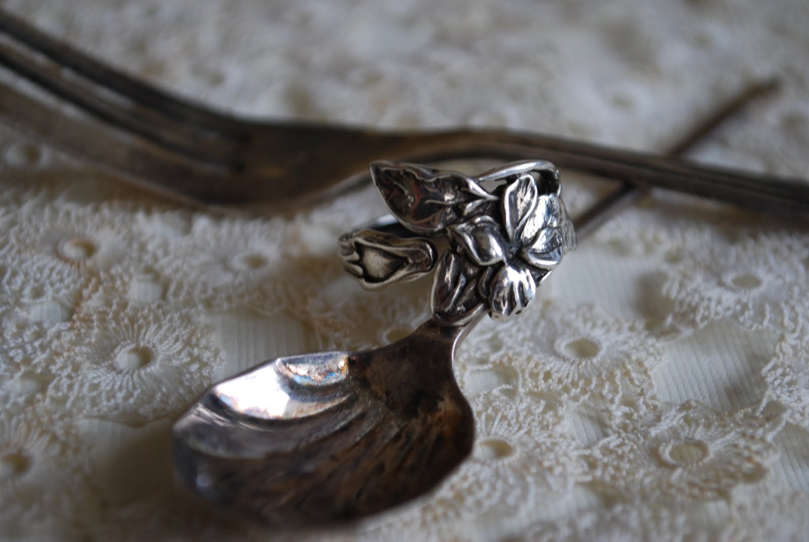 Silver Spoon Jewelry: Sweet Spoon Ring...