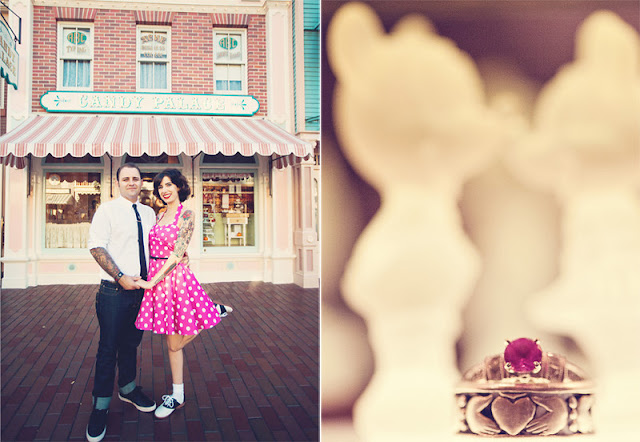 Disneyland Engagement Shoot - Lacey and Paco