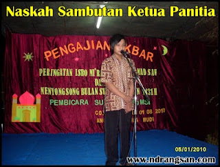 Contoh Naskah Sambutan Ketua Panitia Dalam Bahasa Jawa Lengkap 