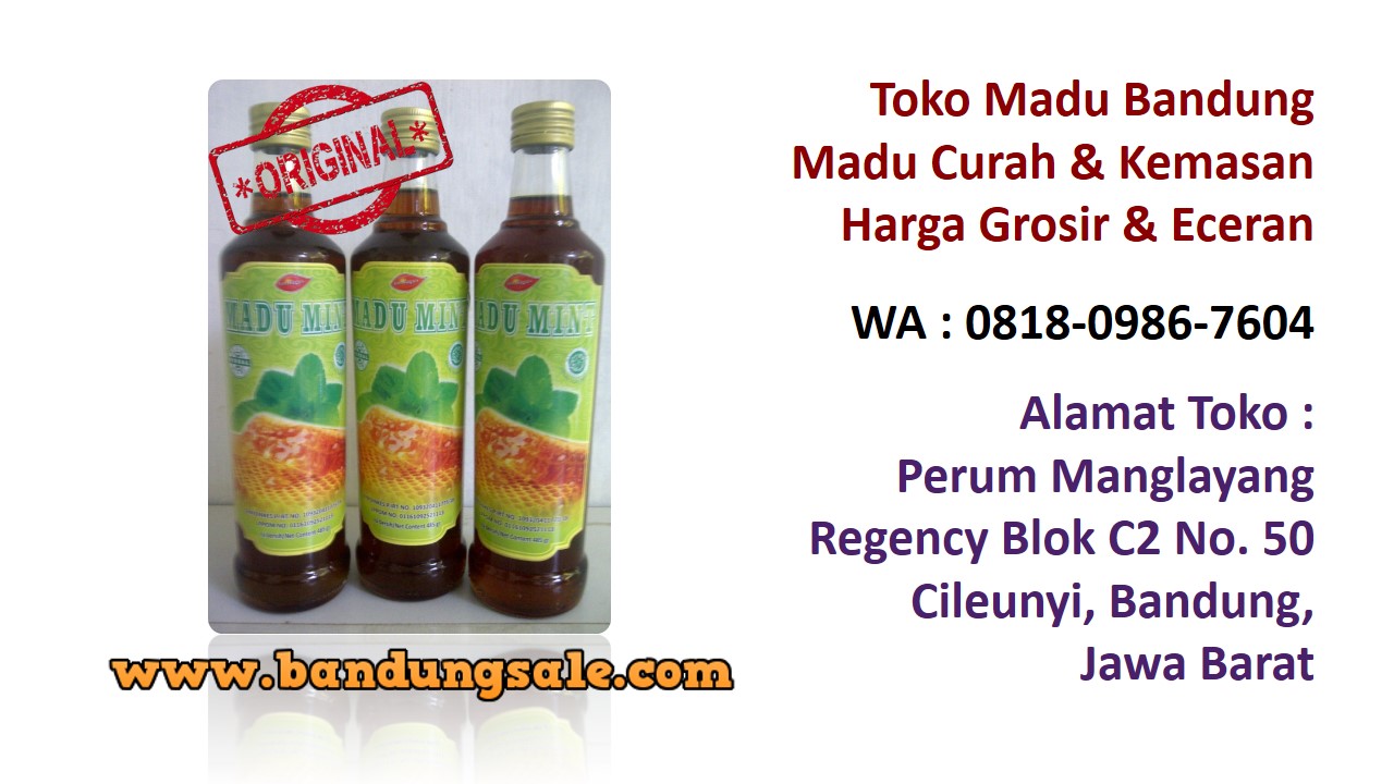 Madu asli cirinya bandung murah. WA : 0818-0986-7604 Pengepul-madu-murni-online-bandung-murah