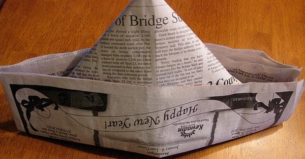 como hacer un gorro de papel