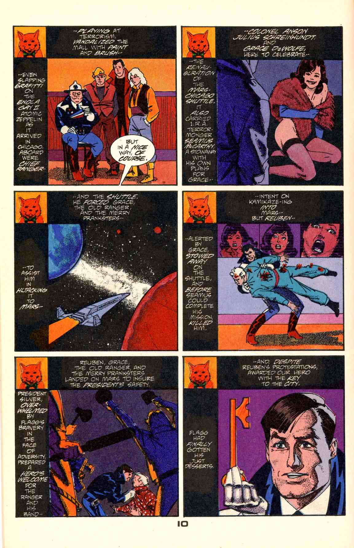 Read online Howard Chaykin's American Flagg comic -  Issue #1 - 12