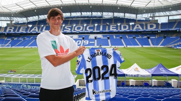 Oficial: La Real Sociedad renueva hasta 2024 a Le Normand Oficial: La Real Sociedad renueva hasta 2024 a Le Normand