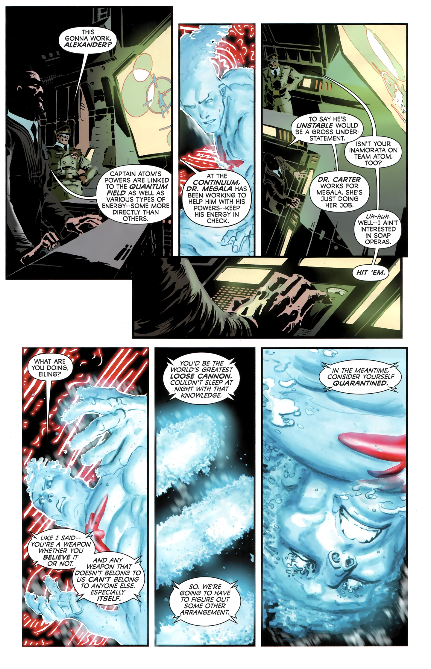 Read online Captain Atom comic -  Issue #4 - 8