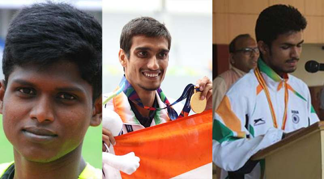Para High-Jumpers (L-R) Mariyappan Thangavelu, Sharad Kumar and Varun Singh Bhati, will look to make history on Day 2 of the Paralympic Games Para High-Jumpers (L-R) Mariyappan Thangavelu, Sharad Kumar and Varun Singh Bhati, will look to make history on Day 2 of the Paralympic Games