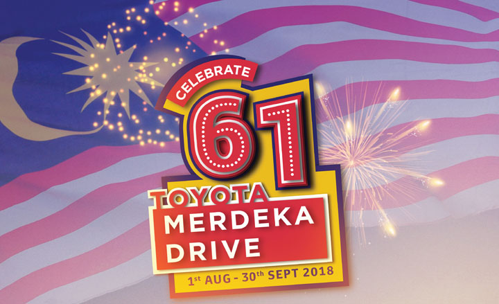 Promosi Merdeka Drive Toyota 2018