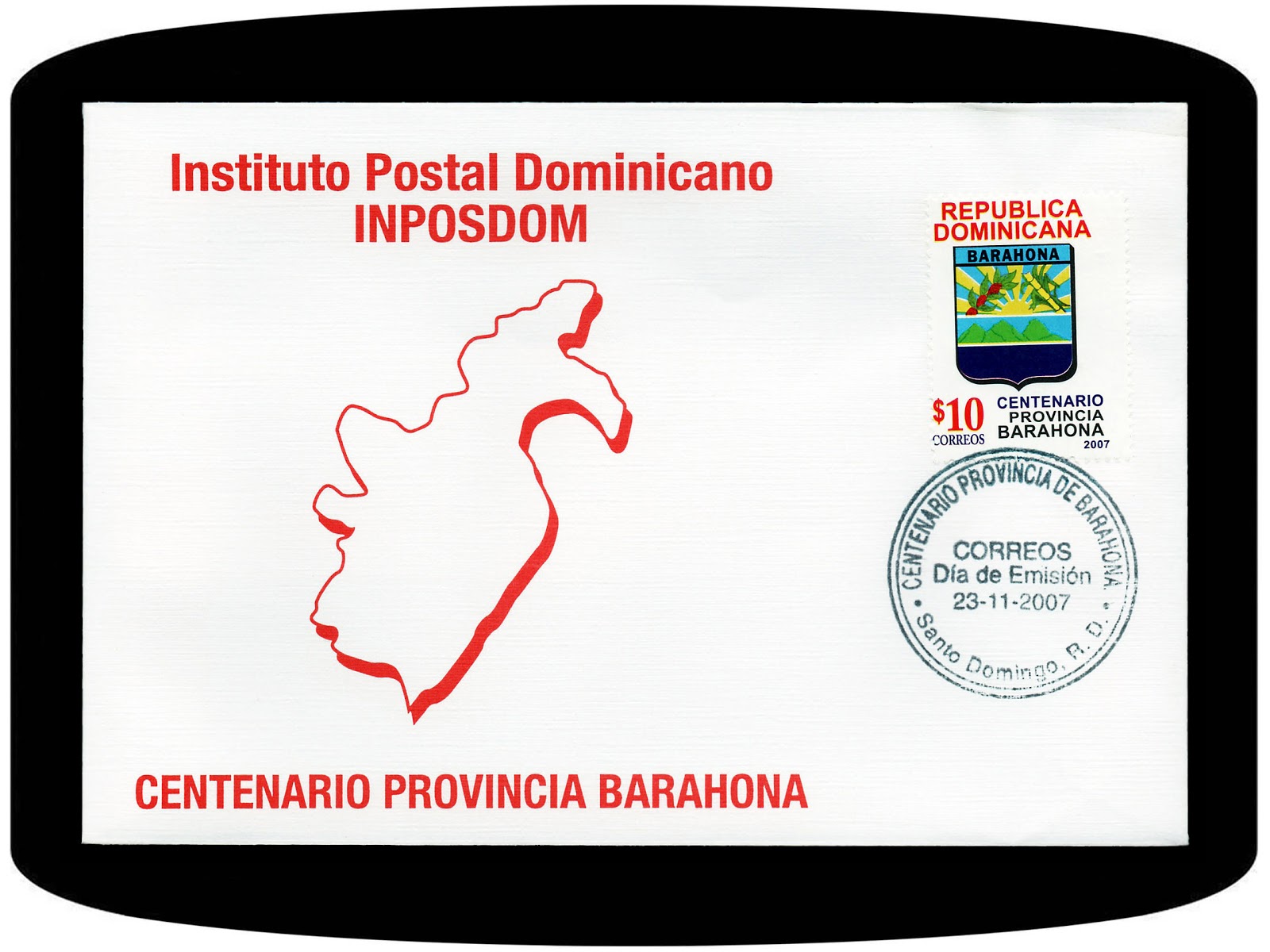 Sellos Dominicanos Centenario Provincia de Barahona