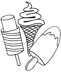 Popsicle Coloring Page 4