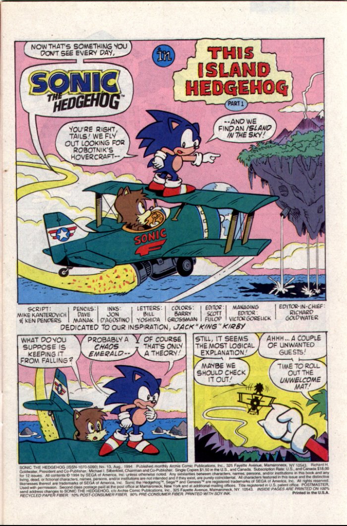 Sonic The Hedgehog (1993) issue 13 - Page 2