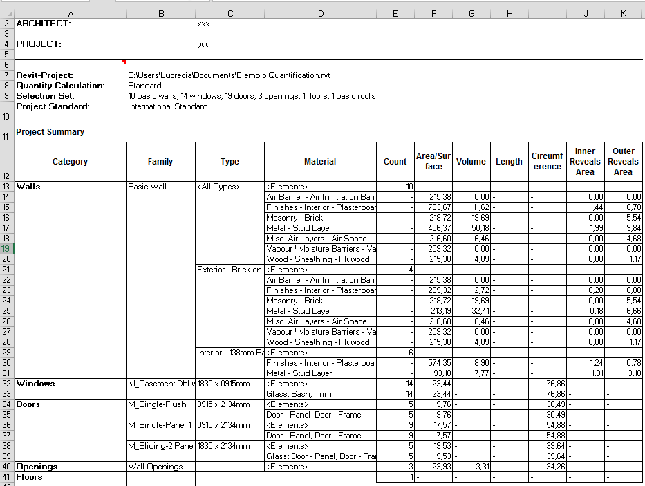 Lucrecia Real Extensión para Revit 2015 ROOMBOK AREABOOK BUILDINGBOOK