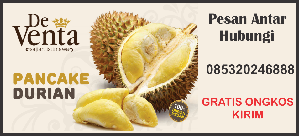 Jual Pancake Durian, Jual Pancake Durian Medan di Bandung, Jual Pancake Durian Online Delivery
