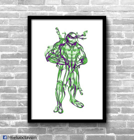 16-Donatello-Teenage-Mutant-Ninja-Turtles-Octavian-Mielu-Colored-Smoke-Drawings-of-Superheroes-www-designstack-co