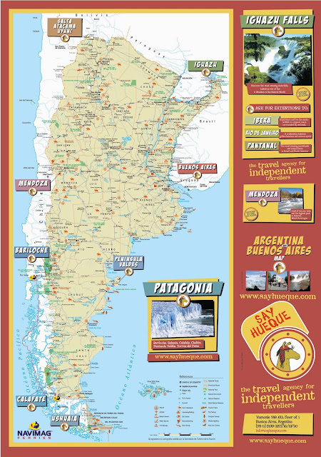 Argentina Tourist Map