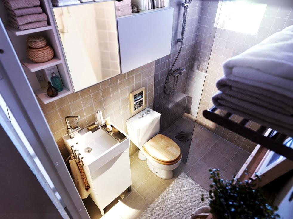 Fotos con ideas de baños pequeños - Colores en Casa