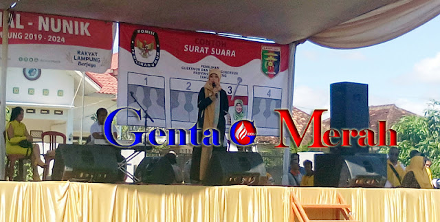 Kampanye, Chusnunia Ajak Pemuda Tidak Malu Jadi Anak Petani