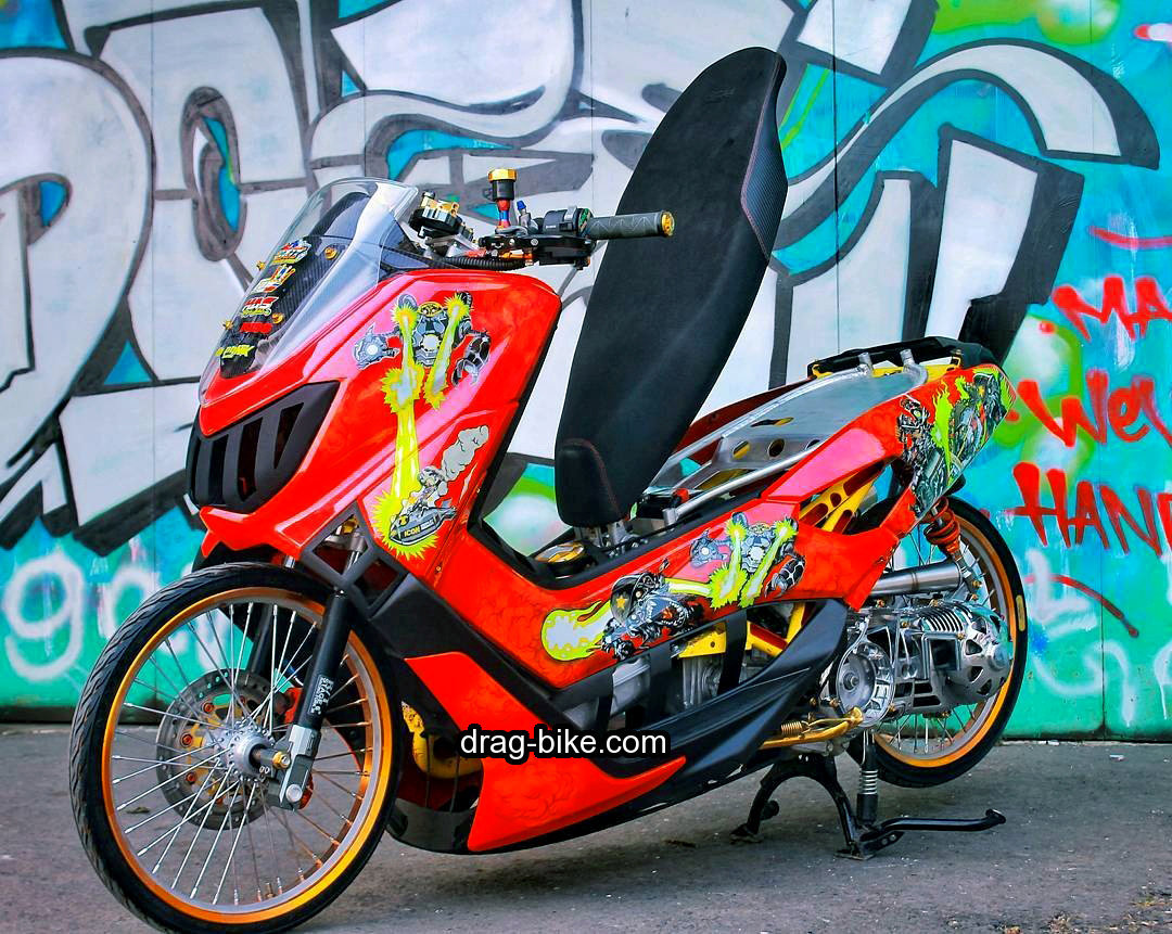 Kumpulan 59 Modifikasi Yamaha Nmax Drag Terunik Kempoul Motor