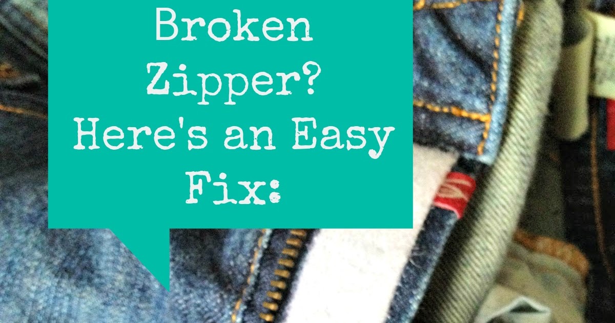 The Butterfly Effect: Fixing Broken Zippers: The Lazy Girl's Guide