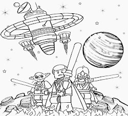 lego coloring pages printable minifigure drawing minifigures tower wars star force space solar system drawings dark jedi stronghold knights 8th