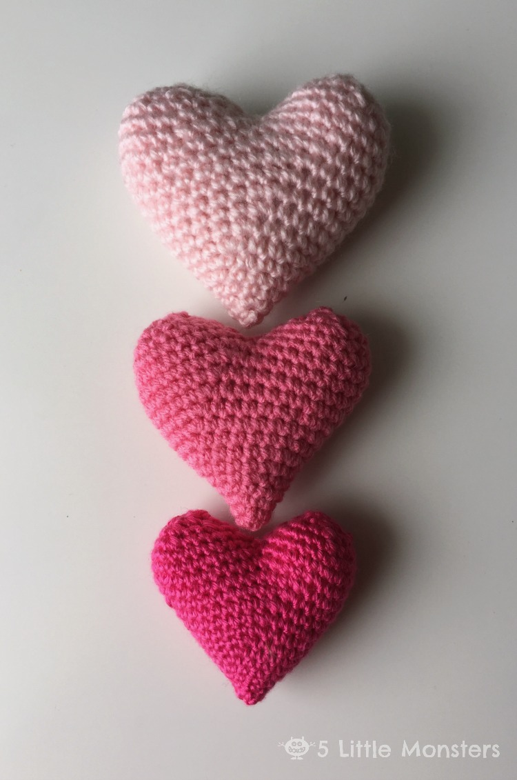 15 Crochet Heart Patterns to make this Valentine's Day