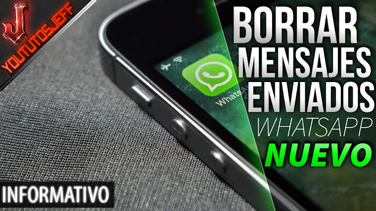 Borrar mensajes enviados de whatsapp | NUEVA FUNCION