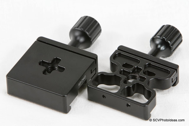 Desmond DAC-01 and DAC-X1 Skeleton QR Clamps - bottom view