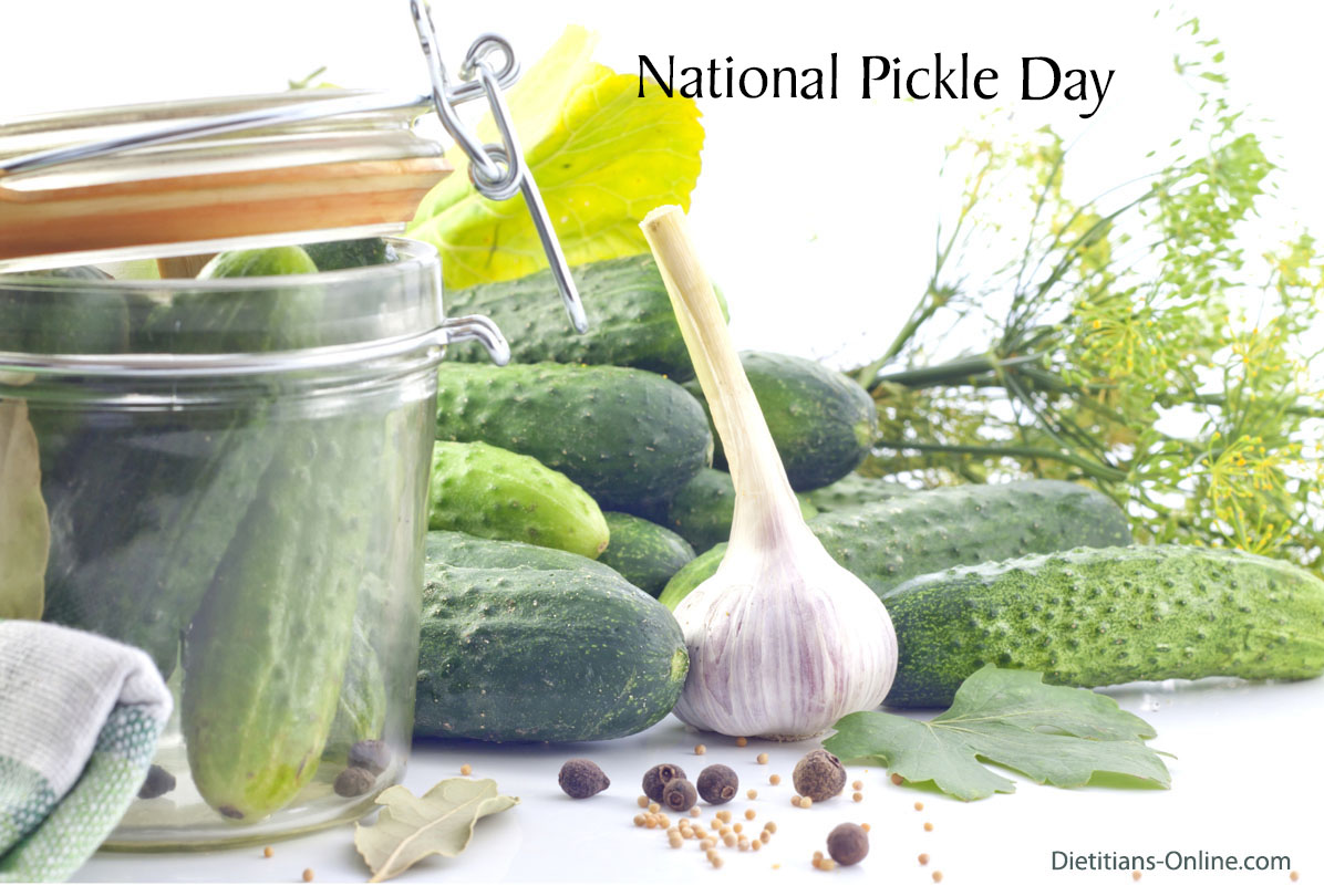 Dietitians Online Blog National Pickle Day Nutrition and Pickling