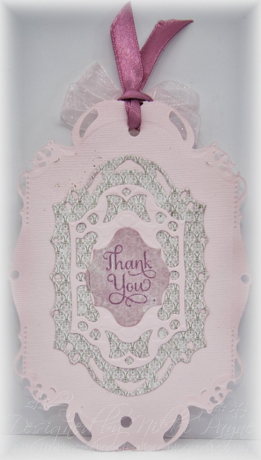 Nikki's Crafting Creations: Thank You Tag Card