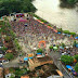 Ourém vista do alto durante o Festival do Chopp