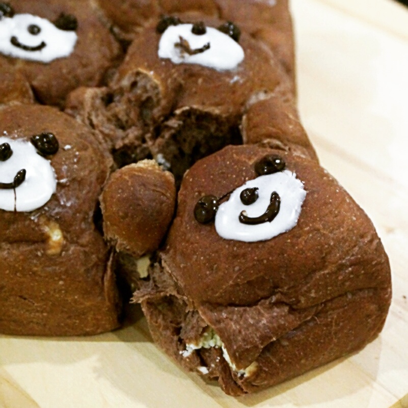 Kitchen Corner Teddy Bear Cream Cheese Bun (BM)