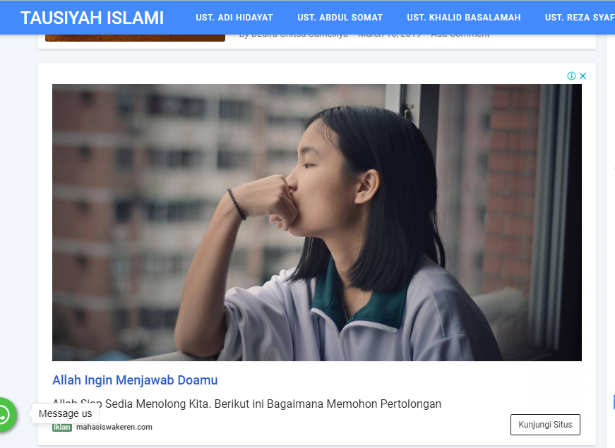 Mencekal Iklan Google AdSense