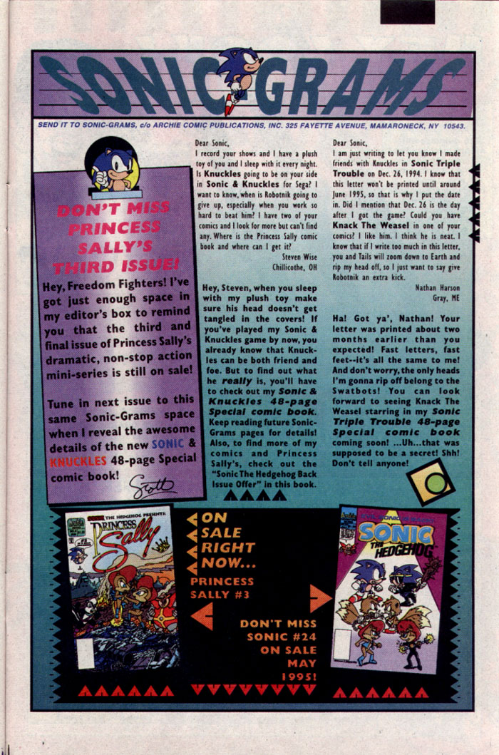 Sonic The Hedgehog (1993) issue 23 - Page 27