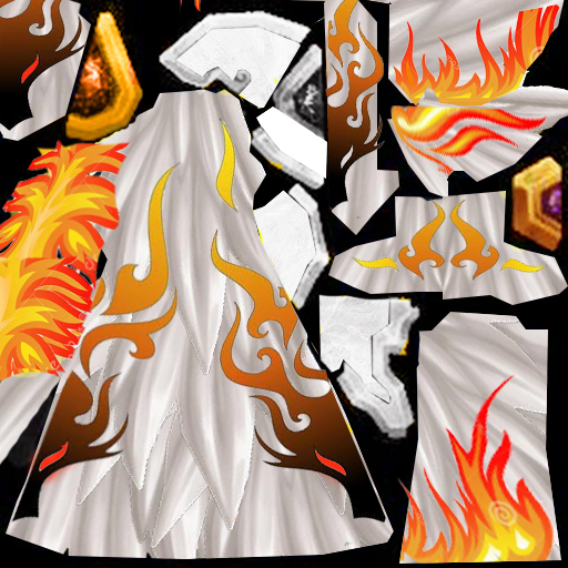 Arcanist Set Fire Dragon LSGDI [LostSaga Gear Design Indonesia]