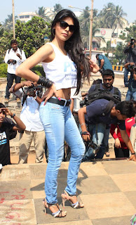 Sherlyn Chopra at PETA's safe sex for animals campaign